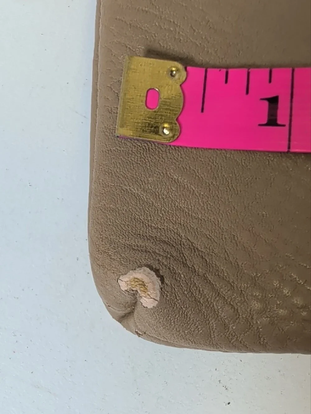Michael Kors Tan Crossbody with Gold Logo Medallion